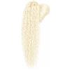 Ser Mulher Coda Capelli Extension Riccia, Lunga: 70 cm - Peso: 146 g con Coulisse Regolabile - Coda Finta Capelli, Voluminosa in Termofibra Naturale, Facile da Applicare, JACY, (Platinum Blonde, 70 cm)