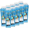 Gliss Kur Gliss Shampoo Aqua Revive senza peso (10 x 250 ml), shampoo per capelli con pantenolo e alghe marine, shampoo di riparazione per capelli normali e fini