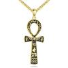 ONEFINITY Gioielli egiziani S925 argento sterling occhio di Horus/Nefertiti/Ankh/malocchio/gatto egiziano ciondolo collana protezione amuleto greco regalo per le donne, 1,26 x 0,29 Zoll, Argento