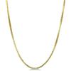 Donipreziosi Collana in Argento 925 Unisex Made in Italy, Disponibile in più colori e lunghezze, Catena a Maglia Veneziana, Catenina Sottile Semplice Uomo Donna Lunga o Corta senza Ciondolo (Placato Oro, 50)
