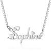 Grovjewfit Collana Da Donna Personalizzata Con Ciondolo Con Nome Regali Per Fidanzata Moglie Madre Compleanno Natale Catena Con Nome Da Donna In Acciaio Inossidabile