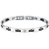Maserati Bracciale Uomo in Acciaio, Ceramica, Collezione CERAMIC, Nero - JM424ATZ49