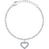 BLUESPIRIT Bracciale Donna in Acciaio, Cristalli, Collezione Noelie - P.318D05003900