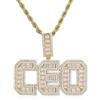 hadefa Collana personalizzata del nome della lettera placcata in rame Collana personalizzata dei ragazzi e delle ragazze del regalo personalizzato della moda della collana (color oro(Gold color))