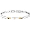 Maserati Bracciale Uomo in Acciaio, Zaffiri Blu, Collezione SAPPHIRE, Regalo Uomo - JM335AXO11