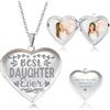 Easycosy Collana Con Foto Personalizzata, Ciondolo a Cuore Personalizzato, Collane con Foto Personalizzata per Donna, Idee Regalo 2026 per Amica, Lei, Bambina, Coppia, Catena da 50 cm