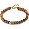Brosway Bracciale Uomo in Acciaio e Pietre Naturali | Collezione Bullet - BUL29