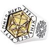 ForFox Anello Rune Vichingo e Albero della Vita cabala in Argento Sterling 925 Vintage per Uomo Donna Regolabile
