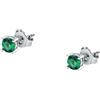 Morellato SAIW176 Orecchini da donna in argento 925% resistente con zirconi verdi