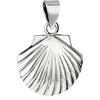 NKlaus 22x20mm Ciondolo Conchiglia Testa Argento 925 design marittimo Catena Charm 15293