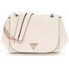 GUESS Talent Convertible Xbody Flap Bag Cream White