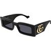 Gucci GG1425S-001-54 - Occhiali da sole Femminile - Brillante Solid Black