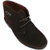 AXA SHOES Polacchino Uomo_Scarponcino Scamosciato in Pelle con Suola in Gomma (Marrone, Numeric_45)