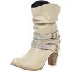 TYUIOP Stivali Estivi Donna Morbidi Stivali Donna con Tacco Coperto Stivali Estivi Stivali Estivi Donna Traforati Bassi Stivaletti Estivi Donna Traforati Stivali Alti Donna sopra