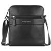 bugatti Nome Borsa a tracolla da uomo, borsa a tracolla in pelle, borsa crossover, nera