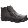 Ak collezioni Scarpe stivaletti uomo casual invernali sneakers polacchine con pelliccia interna numero 40 41 42 43 44 45 (43, marrone)