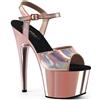 Pleaser ADORE-709HGCH Rose Gold Hologram/Rose Gold Chrome UK 3 (EU 36)