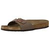Birkenstock Madrid Sandali Unisex Adulto, Marrone (Mocca Nubuk), 40.0