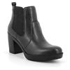 Enval Soft Stivaletti con Tacco in Pelle da Donna Nero