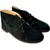 scarpe di maremma Polacchina Unisex Nero Artigianale in Camoscio