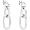 Tamaris gioielli per donna in acciaio inossidabile, Chunky Glieder orecchini in elegantem & coolen Look, wasserfest, argento