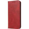 Mixroom - Custodia Cover Case a Libro Rosso per Samsung Galaxy A40 con Stand in Ecopelle Chiusura Magnetica Formato Portafoglio Parte Interna in TPU Morbida con Bordi Piatti