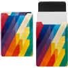 VAPOKF Custodia protettiva per computer portatile da 14 pollici, impermeabile, sottile, per tablet e notebook, con cuciture a righe color arcobaleno