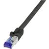 Logilink C6A093S RJ45 Cat 6a S/FTP 10 m Nero 1 pc(i)