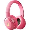 POGS The Turtle - Cuffie wireless con cancellazione del rumore, regolabili e durevoli, volume limitato 85 dB, microfono, funzione di condivisione musica wireless (rosa)