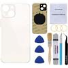 Perzework OEM posteriore posteriore vetro sostituzione per iPhone 13 Mini 5.4 pollici (Starlight) con riparazione Toolkit