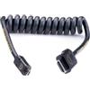 Atomos 4 K60 C1 cavo HDMI Micro 30 cm, Cast Connector (60 cm Extended) Nero