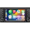 UUTouIoI Autoradio per VW Touareg Transporter T5 Multivan, Sistema Android 12 2G 64G, Touchscreen da 7 Pollici, Radio Doppio din Supporta Navigazione CarPlay Android Auto Bluetooth WiFi