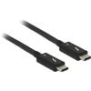 DeLOCK cavo Thunderbolt 3 USB-C a maschio USB-C, nero nero Nero 2m