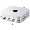 SATECHI Hub USB C e Supporto 7 in 1 per Mac Mini M2/M1, Grigio Siderale