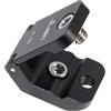 FOTGA Morsetto universale per cavo con clip di fissaggio con vite da 1/4 -20 e perno di posizionamento retrattile per cavo HDMI/SDI/microfono, gabbia fotocamera piastra L a sgancio rapido