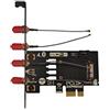 LeHang BCM94360CD BCM94331CD WiFi + Scheda Bluetooth 4.0 a PCI-E x1 (36Pin) Adattatore per PC/Hackintosh