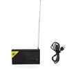 burko Radio digitale DAB e FM con BT, radio digitale portatile, ricevitore DAB+FM ricaricabile con audio stereo altoparlante LCD, multilingue