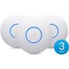 Ubiquiti Networks UniFi nanoHD punto accesso WLAN, 1733 Mbit/s, Bianco, Confezione da 3
