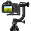 RUETERY Testa di treppiede panoramico a 360 gradi, in metallo, professionale, resistente, portata 20 kg, per fotocamere in miniatura, teleobiettivo, fotocamere DSLR