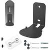 EMAQUIN Staffa di montaggio a parete per Sonos Roam 2/Sonos Roam/Sonos Roam SL (metallo robusto, finitura vernice resistente, installazione senza trapani, compatibile con Sonos Roam2/Roam/Roam SL