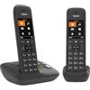 Gigaset C575A Duo Telefono analogico/DECT Identificatore di chiamata Nero (C575A Duo Analog/Dect - Telephone Caller Id Black - Warranty: 12M) - Versione UK