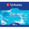 Verbatim VB-CRD19SC - blank CDs (CD-R, 700 MB, 10 pc(s), 52x, 80 min, Slimcase)