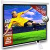 Alphavision SlenderLine Schermo per proiettore motorizzato 180x180cm Formato 1:1 con radiocomando per installazione a parete o soffitto FULL-HD 4K Ultra HD 2D/3D