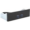VBESTLIFE Pannello Frontale USB 3.0, Cavo di Collegamento in Resina di da 19 Pin / 20 Pin a USB 3.0 per 7 / Vista/Facendo 32/64 Bit/per Linux