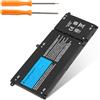KingSener H5CKD 53WH Batteria per Dell Latitude 3410 3510 Inspiron 5300 5401 5408 5501 5508 5400 7405 7300 7500 2-in-1 Vostro 5300 5301 5401 5501 Series 07T8CD 0TXD03 09077G JK6Y6 15V