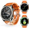 Luzglo Anywise W1 Pro Orologi Smartwatch uomo,GPS Dual-Band & Mappe Offline, 5 ATM, 18 Giorni Autonomia, Display AMOLED HD 1,43, 170+ Modalità Sport,Chiamate Bluetooth,Compatibile con Android/iOS