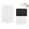 AOYEGIC 2 confezioni di ventose per telefono cellulare,supporto per custodia per telefono cellulare con borchie in silicone,supporto a ventosa posteriore antiscivolo resistente(bianco e nero)