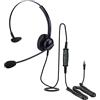 eartec Office - Cuffie auricolari per telefono IP Ericsson-LG Ipecs LIP-9040, 9040C, 9030, 9020, 9010, 9008, 9008G e 9002 - QD002 (P) + EAR308