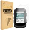 Mr.Shield Pellicola Protettiva per Garmin Edge MTB Vetro Temperato [9H Durezza] [3 Pezzi] Protezione Schermo Senza Bolle