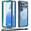 Beeasy Cover per Samsung S26 Ultra Impermeabile IP68 con MagSafe, 360 Militare Antiurto Indistruttibile Resistente Doppia Protezione Custodia, Antipolvere Subacquea Waterproof Case, 6,9, Blu